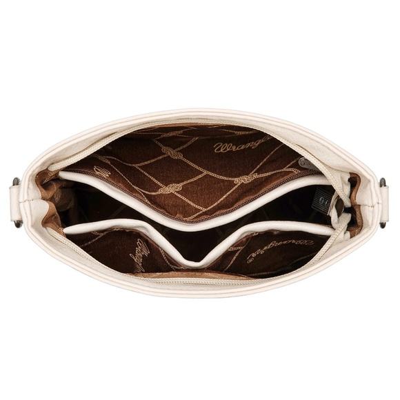 Wrangler Aztec Print Crossbody Bag Tan - Picture 3 of 4